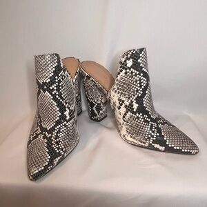 Women's Snakeskin Ankle Boots
